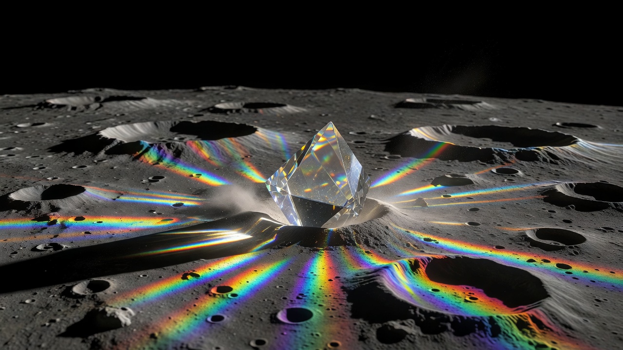 Prism reflection aesthetic for dark side of the moon