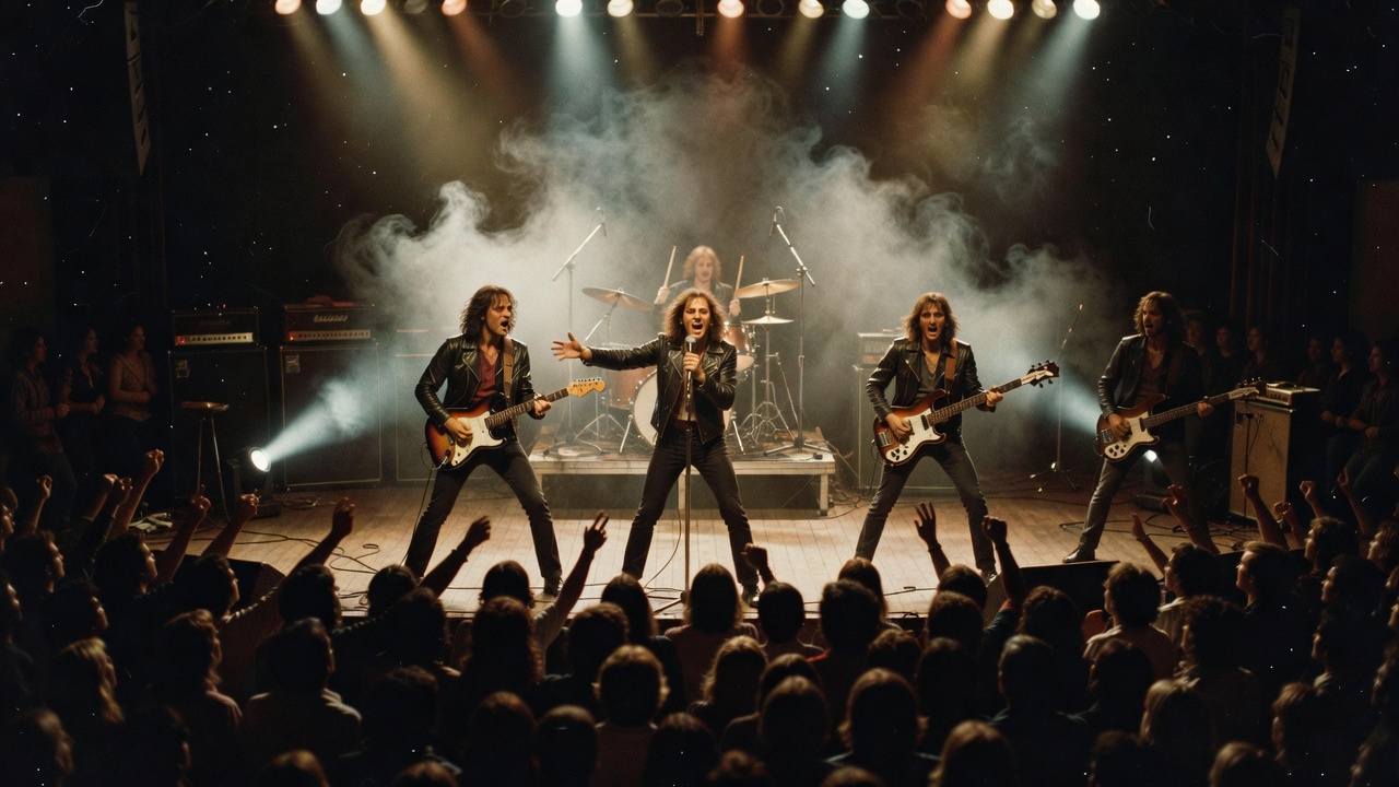 Vintage concert imagery